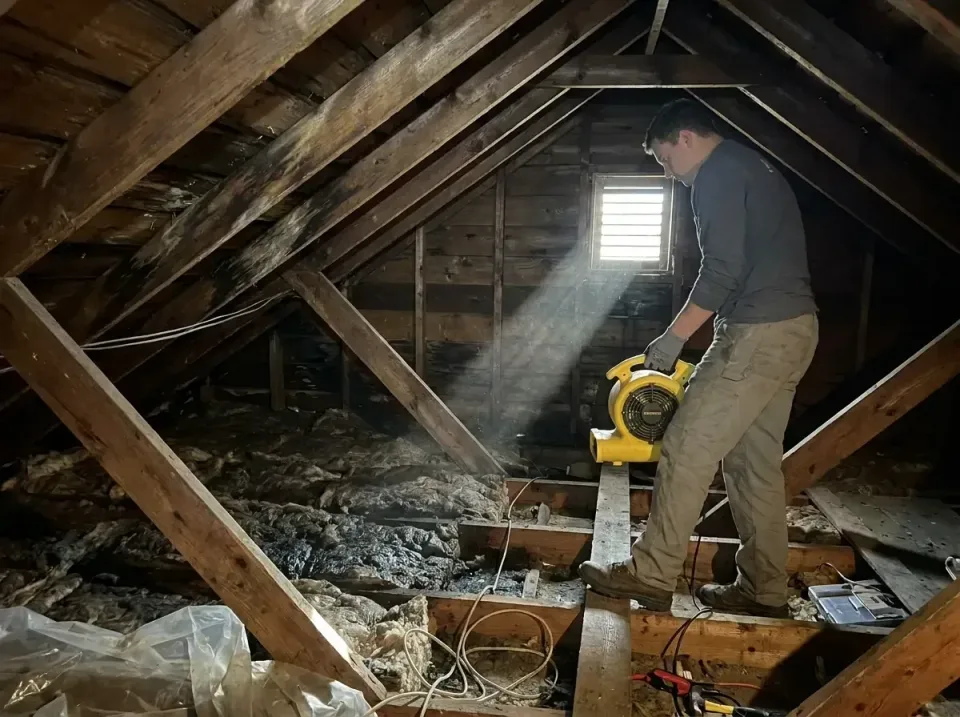 attic-water-damage-drying-proc-007 — frequently asked questions, Emergency Water Extraction & 24/7 Flood Response in New Hop…